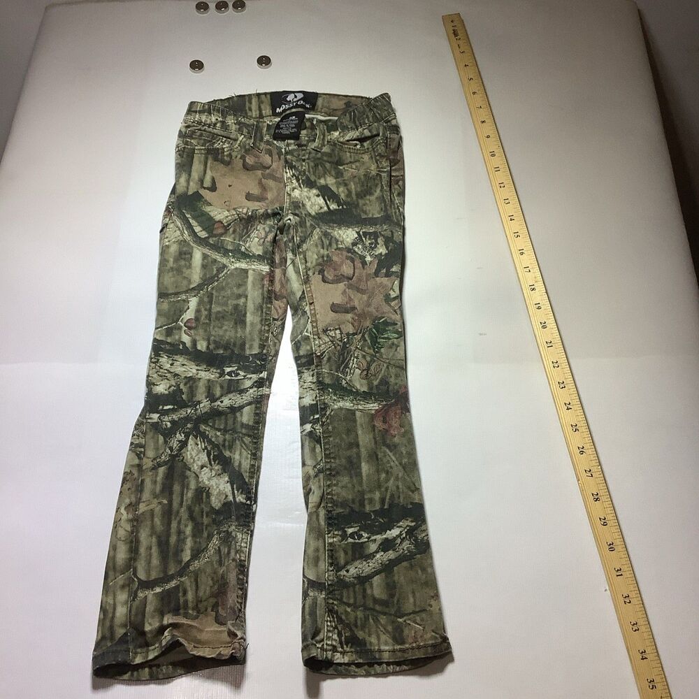 Boys Mossy Oak Break Up Infinity 5 Pocket Jeans Size Small - Picture 1 of 16